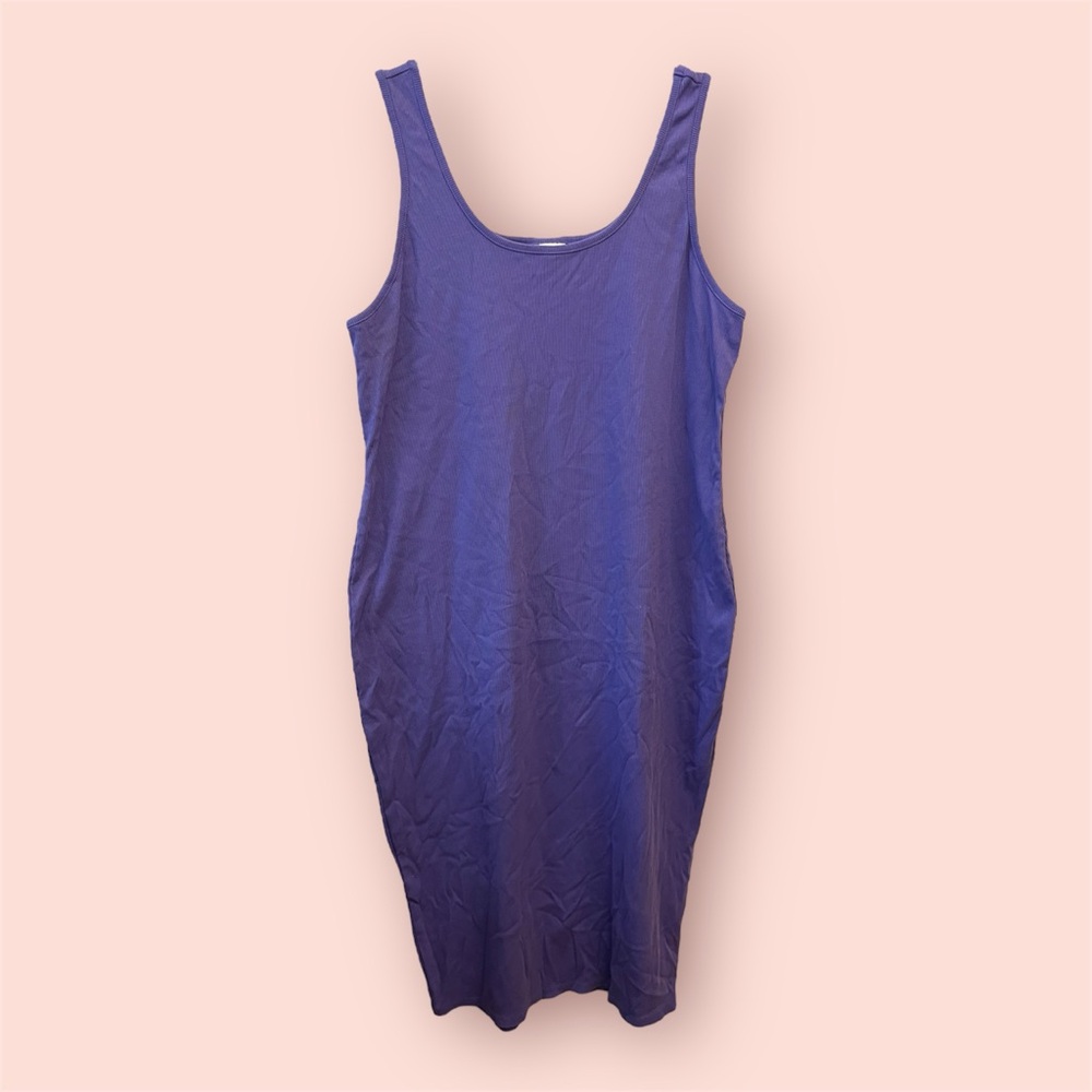 Ava and Viv Purple Bodycon Maxi Dress Plus Size 2X